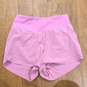 Lululemon Athletica Light Pink Athletic Shorts 4”